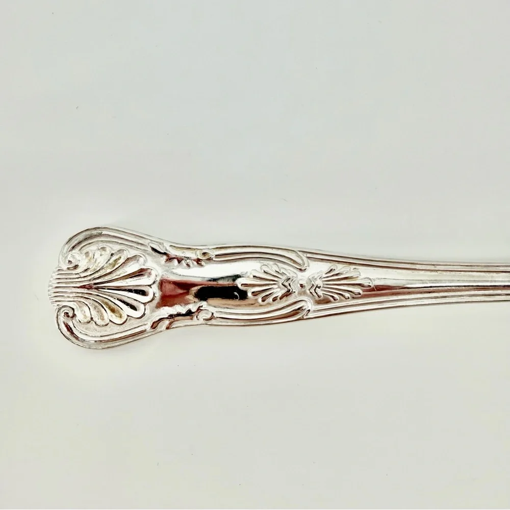 Vintage Ornate Silver Plate 4pc Serving Set - Pasta & Salad - Freshly Polished!